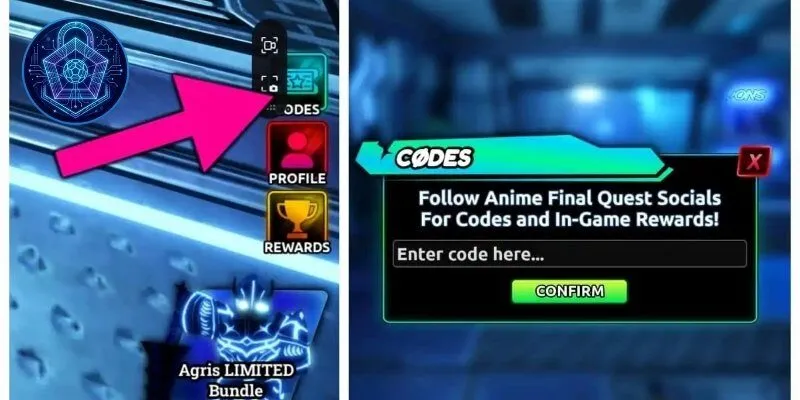 Bộ code Anime Final Quest mới nhất 2026