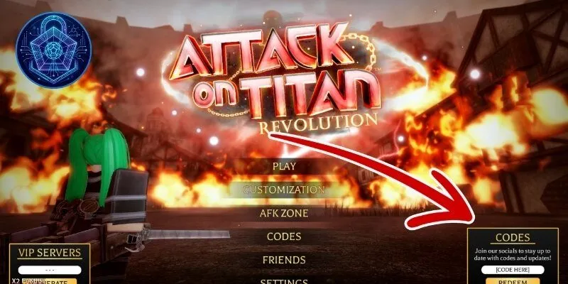 Bộ code Attack on Titan Revolution mới nhất 2026