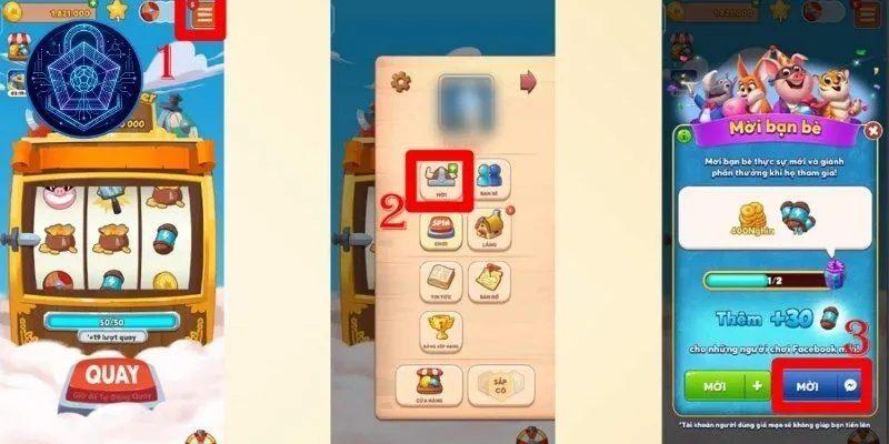 Các cách nhận Spin Coin Master miễn phí