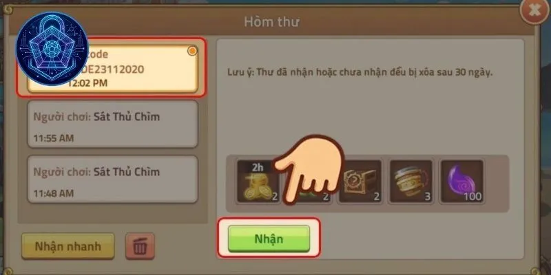 Cách nhập code Huyền Thoại Hải Tặc