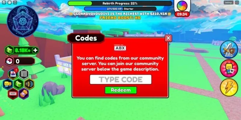 Hướng dẫn nhập code Anime Power như tay chơi thực thụ