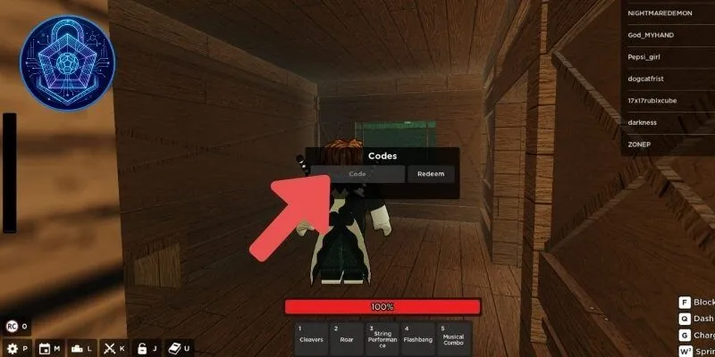 Lưu ý khi nhập code Rogue Demon