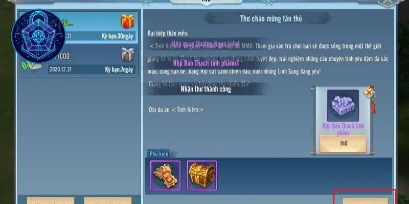 Quy trình 6 bước nhập Code Tình Kiếm 3D không khó
